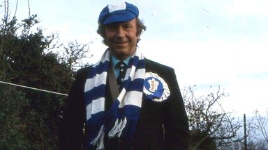Walter mit Rosett - Alle bereit für das FA-Cup-Finale 1978 in Ipswich Town Town